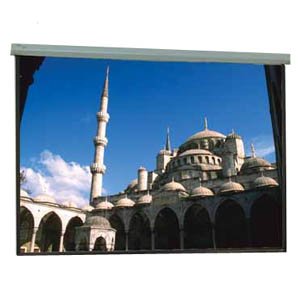 Draper Baronet Electric Projection Screen 60 Inch x 80 Inch Fiberglass Matt White 100 Inch Diagonal NTSC 129008