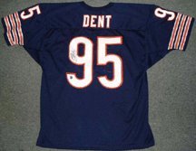 Richard Dent Chicago Bears Autographed Throwback Football Jersey (Navy)