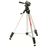 Slik Heavy-Duty Tripod with 3-Way Fluid-Effect Head and Built-In Bubble Level