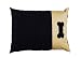 Happy Tails-Designer Corduroy Pillow Pet Bed, Navy