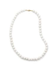 16 Inch 14k Yellow Gold 8-8.5mm Freshwater Pearl Necklace