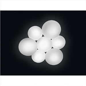 Puck 9W Wall Fixture or Ceiling Light Light Bub Type: 11 x 9Watt Compact... by Vibia