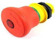 Emergency Stop Switch Light Option Platinum 22Mm