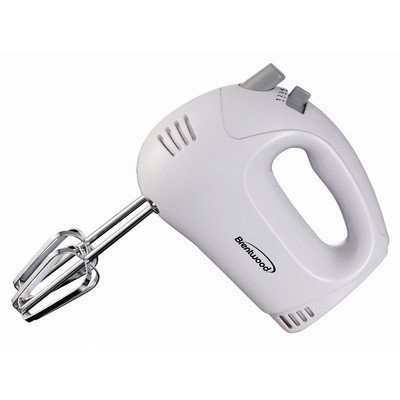 Brentwood Appliances HM-45 5-Speed Hand Mixer - White Brentwood Appliances HM-45 5-Speed Hand Mixer - White