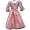 Pink Organza Dress with Lace and Embroidery (Size 4T - 8 years), 4T