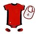 Houston Rockets Two Color Creeper with Bib and Booties