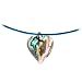Petite Paua Shell Heart Choker Necklace