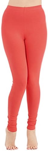 Klusive Fashion Wear Womens Premium Stretch Fleece Lined Legging One Size Fits Most (Coral)