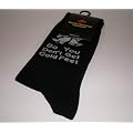 Wedding Socks " So You Don't Get Cold Feet" Black size 6-11
