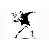 banksy flower thrower