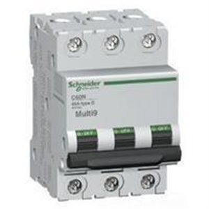 MG24467 Square D 13 AMP 3P Trip Curve C Supplementary Protector Breaker Multi 9 C60 N 13A, 3 Pole, 480Y/277 Vac, 24467 DIN Rail (35mm) Merlin Gerin Telemecanique