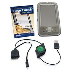 PalmOne LifeDrive FlexiSkin Starter Kit (ClearTouch Anti-Glare, Aluminum Grey)