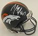 John Lynch Autographed/Hand Signed Denver Broncos Mini Helmet
