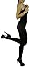 ToBeInStyle Women's Opaque Crotchless Spaghetti Strap Body Stocking - Black - R
