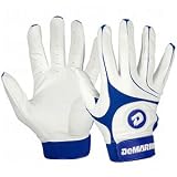 DeMarini Vexxum Youth Batting Gloves (Royal Blue, Large)