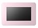 Samsung SPF-71E Digitaler Bilderrahmen (17,8 cm (7 Zoll) Display, Widescreen, 120 MB interner Speicher) pink