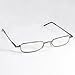 Ultra Slim Polished Full Frame Lightweight Unisex Men Women Eyewear Reading Glasses w/ Portable Aluminum Pocket Clip Tube Case (+1.50, Gunmetal frame)