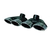 S-Class 2000-06 dual stainless exhaust muffler tips W220