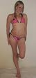 HUSTLER BIKINIS - PINK BIKINI - PINK STRING BIKINI - OFFICIAL 'SHE DEVIL' BIKINI BY HUSTLER FASHIONS - NEW PINK BIKINI 2012