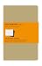Moleskine Ruled Cahier Journal Kraft XLarge: set of 3 Ruled Journals
