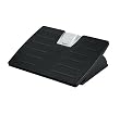 Fellowes Premium Ergonomic Foot Rest Office Suites - Locks - 5.62" Adjustment - Tilt - 17.5" x 13.12" x 4.38" - Silver, Black