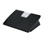 Office Suites Foot Rest, 3 Adjustable Heights, 17"x12-1/2"x8", Black/Silver FEL8032201