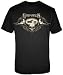 Godsmack Pinstripe Hard Rock Adult Black Tee T-Shirt