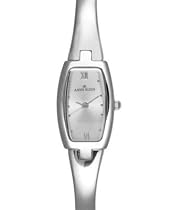 AK Anne Klein Women's Silver-Tone Dress Bangle Watch #106739SVSV