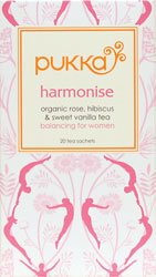 Pukka Herbs - Organic Rose, Hibiscus & Sweet Vanilla Tea Harmonise - 20 Tea Bags