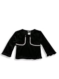 Next Concept - Girls Long Sleeved Velvet Top, Black