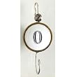 Monogram Large Ceramic Hook - O Monogram Large Ceramic Hook - O
