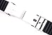 24mm Black Silicone Rubber Watch Band Strap rd2401 Promo