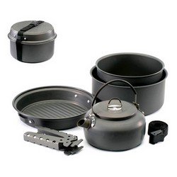 Gelert Attitude II Kochset Camping Set Kochgeschirr Preisvergleich