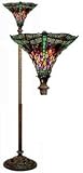 Dragonfly Design Tiffany Torchiere
