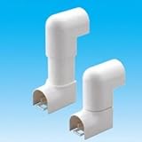 因幡電工 給水・給湯用配管化粧カバー(屋内用) 《リフォームダクトJD》 立面スライドコーナー JCS-13
