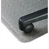 UNV56807 - Cleated Chair Mat for Low to Medium Pile Carpets
