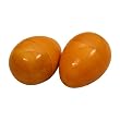 Egg Shakers, Wooden Pair Yellow