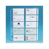 Universal 26821 Looseleaf Binder Business Card Pages with Index Tabs (100 Card per Pack)