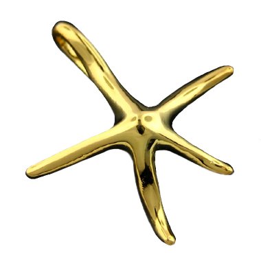 925 Silver Starfish Pendant Hawaiian Jewelry