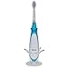 Lovely Dolphin Design Kids Sonic Electric Toothbrush with Musical LED Light, 2m Timer and 30s Reminder Features, Replaceable 2 Extra Heads.(Sky blue)