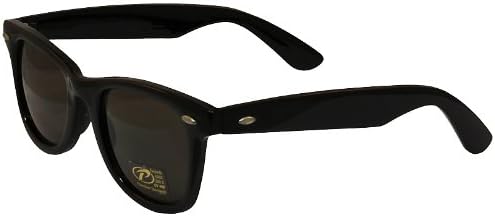 Pacific Coast Blues Brothers Glasses (Black Frame/Smoke Lens)