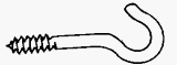 National #N120-642 #12 Ceiling Hook
