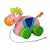 Pull along small wooden horse