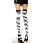NEW COLOR CHOICES for Adult Striped Over the Knee Stockings Great with Witch Costumes and Many Outfits