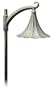Antique Silver Scalloped Shade 25 1/2" High Path Light