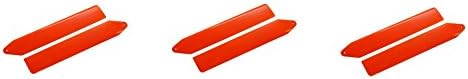 KBDD Blade Nano CP X / CP S Neon Orange Extreme Edition Main Rotor Blades - 3 Sets #5304