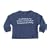 Sweat navy 1-2 years 'Daddy thinks he knows a lot but mummy knows everything
