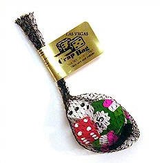 Chocolate Las Vegas Casino Chip & Dice Bag - Case of 36 Bags