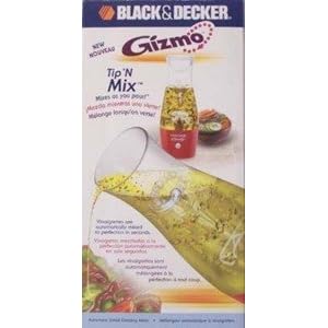Black and Decker TIP N' MIX Salad Dressing Mixer Gizmo Series Battery Operated for... by Black & Decker