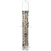 Droll Yankees A6F 16-Inch Pewter 6 Port Sunflower Tubular Feeder